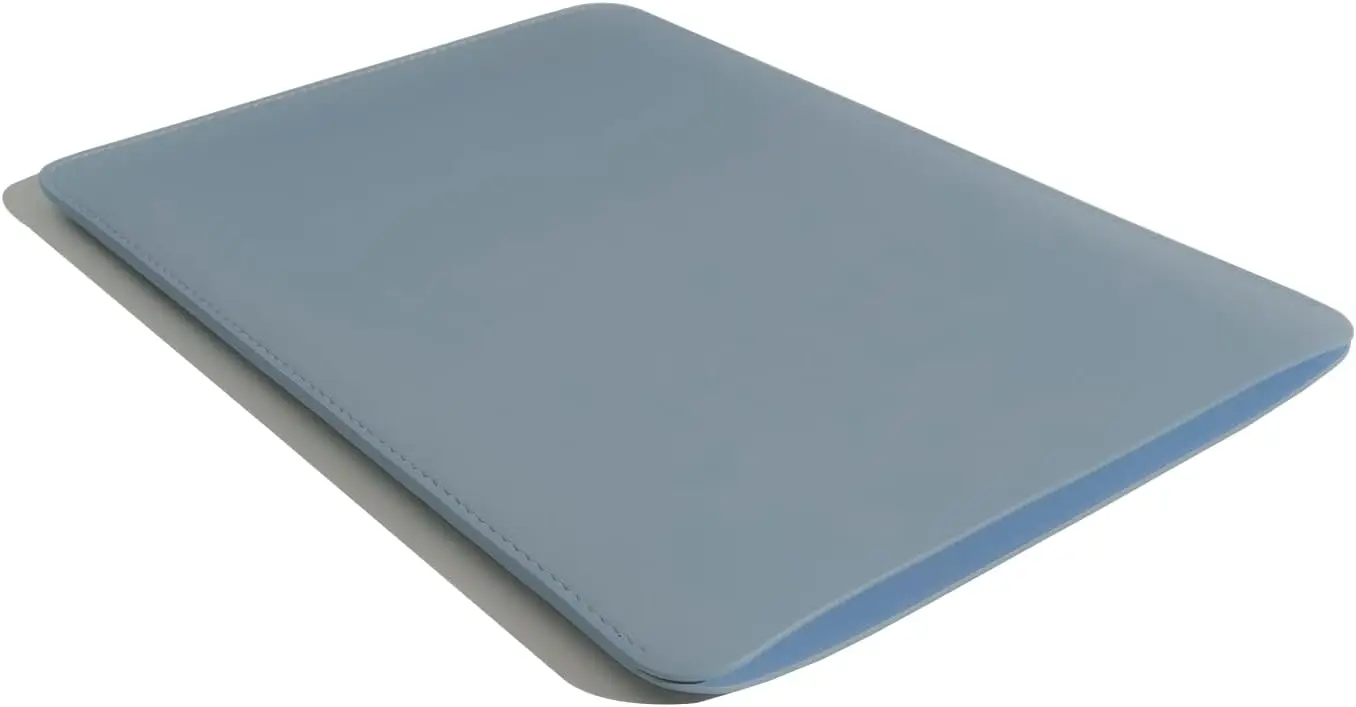 PU Leather Laptop Sleeve for 13 14 15 Inch Laptops Genuine Leather Bags Easy to Collect Cables Chargers 4 in 1 Pack