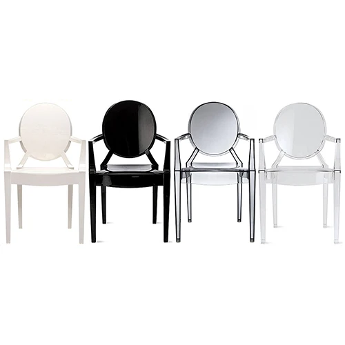 Hot sale Modern wholesale chiavari crystal clear ghost chairs