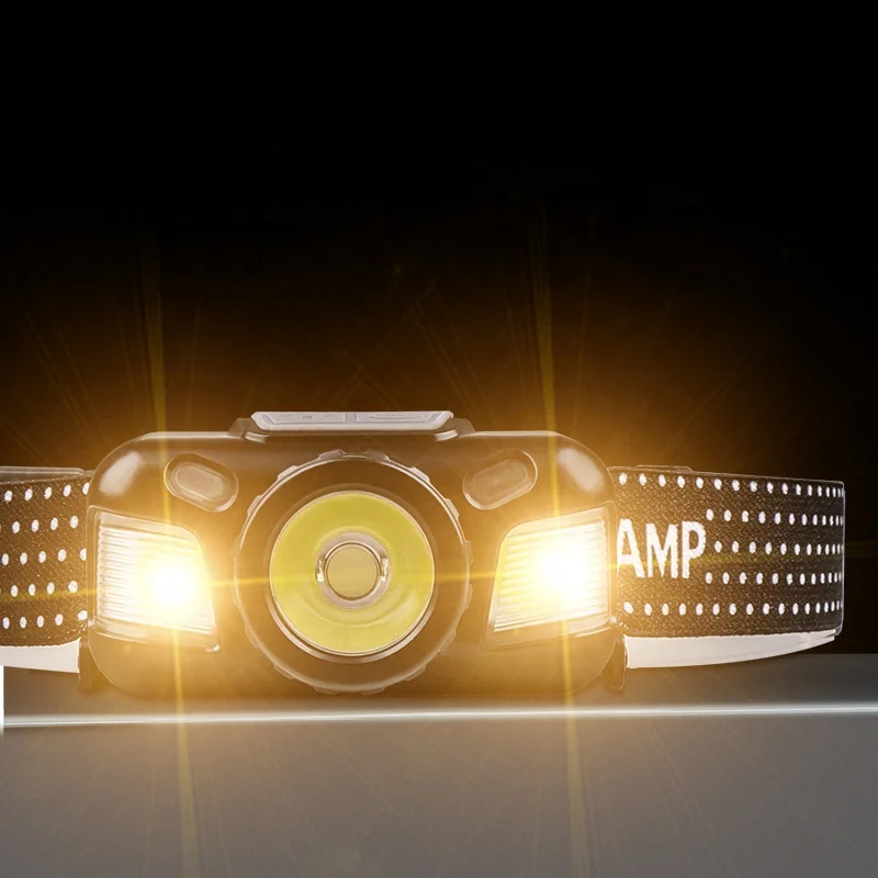 GOLDYO cob headlamp adjustable rechargeable headlamp led moving head lights headlamps