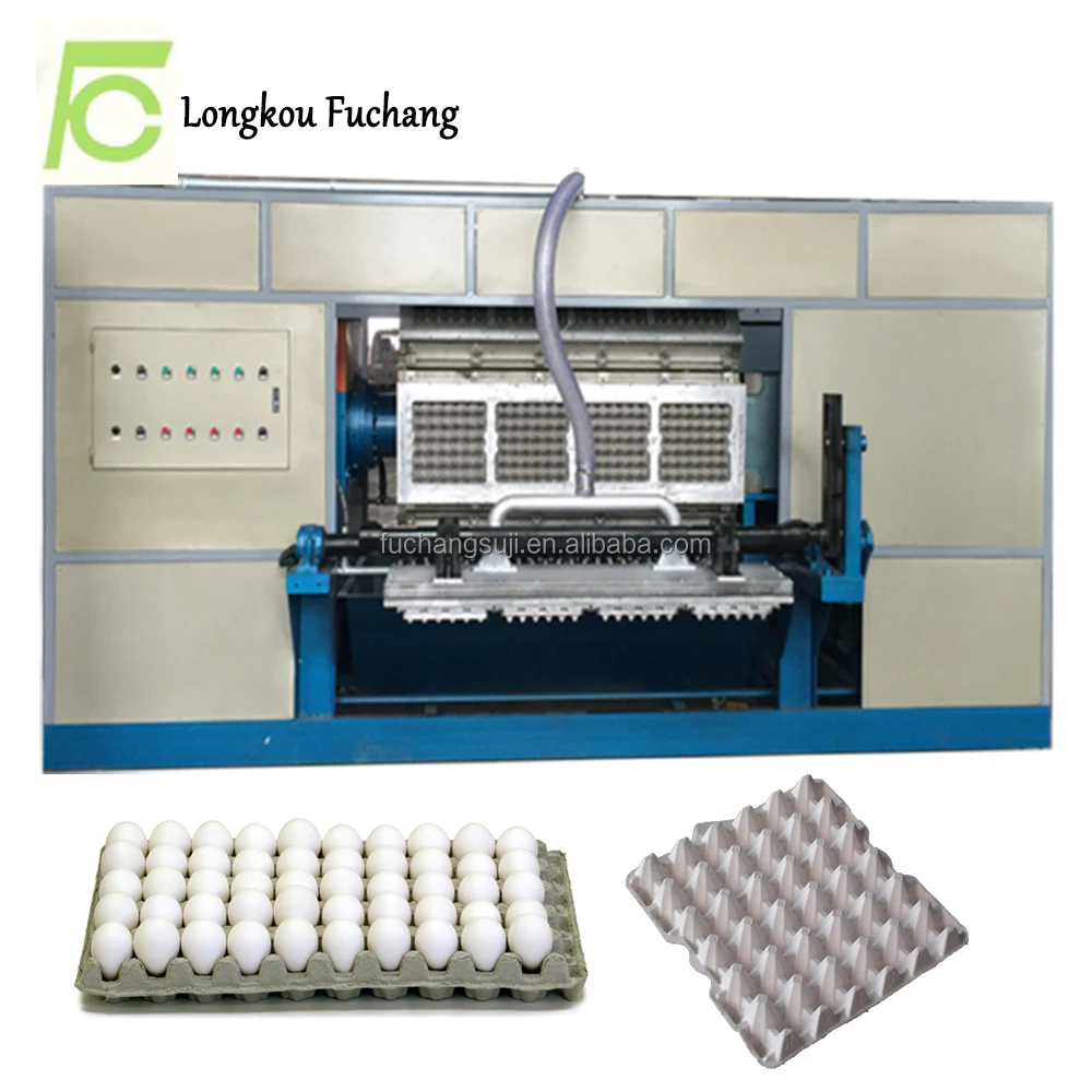 8 faces roller paper molding egg tray making machine