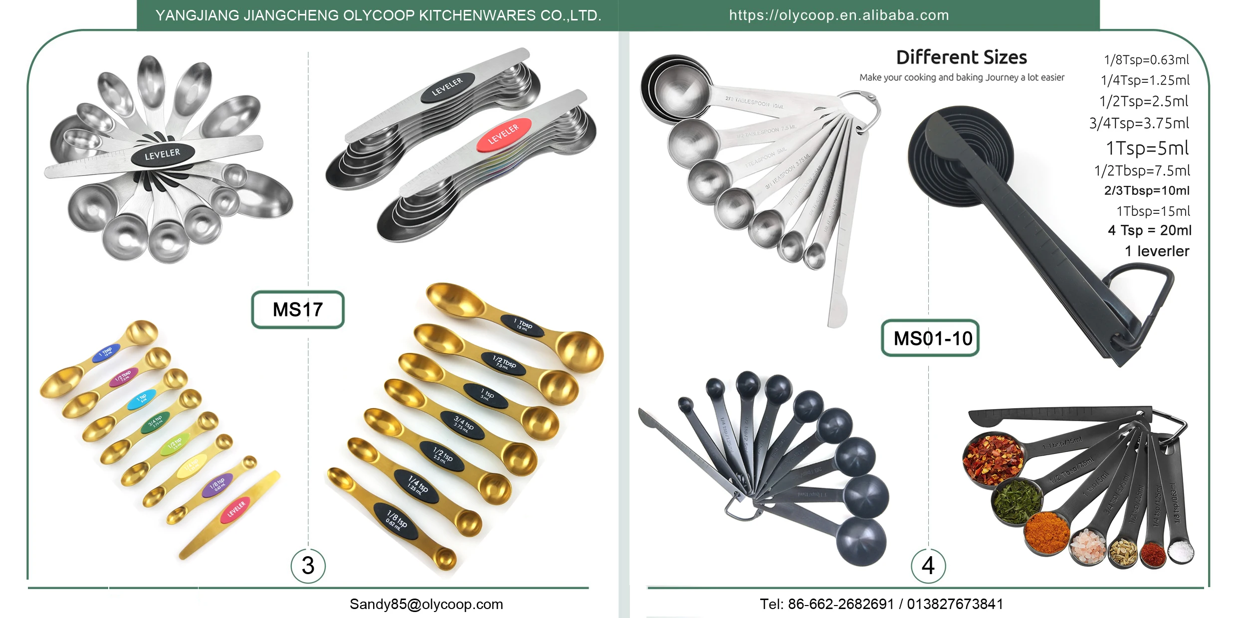 Measuring spoons 3-4