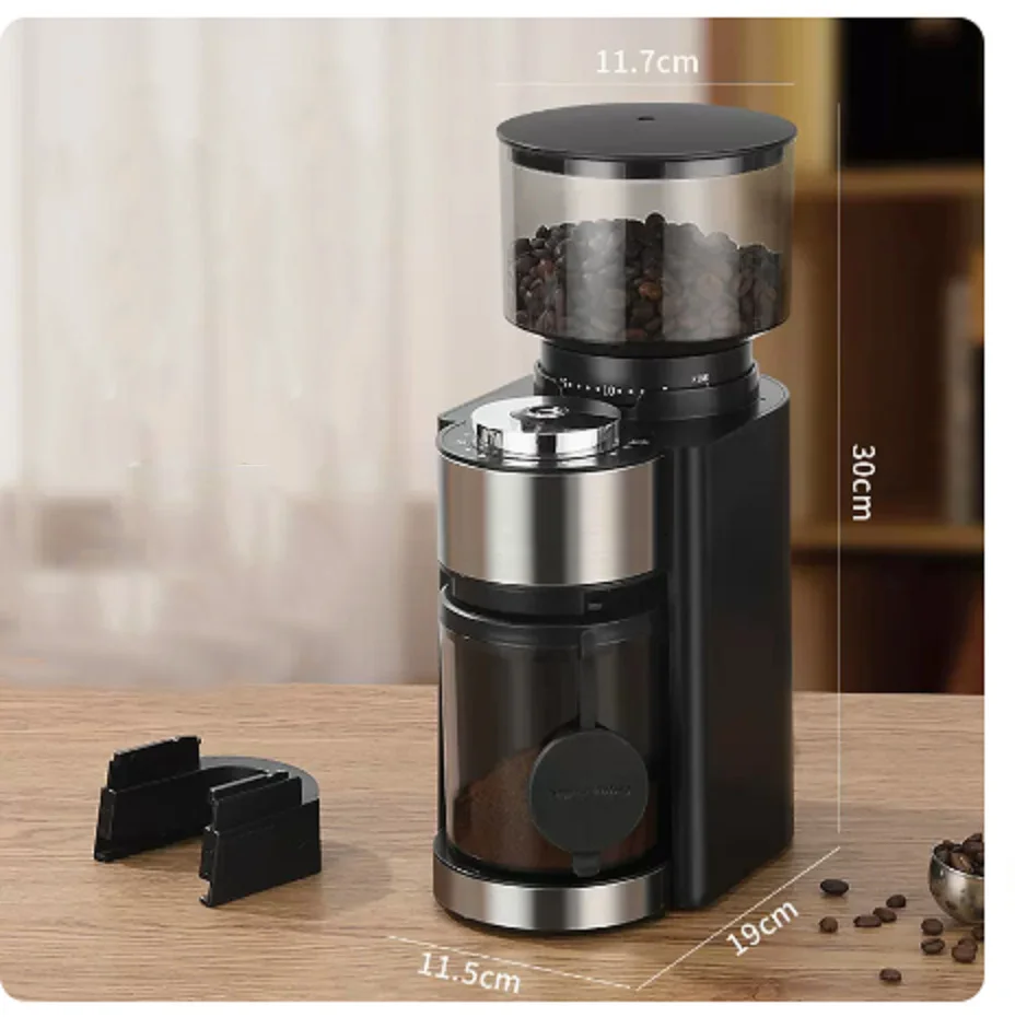 Manufacturer Customized Fully Automatic Electric Coffee Grinder Stainless Steel Wholesale Household Use Outdoor RV Applications