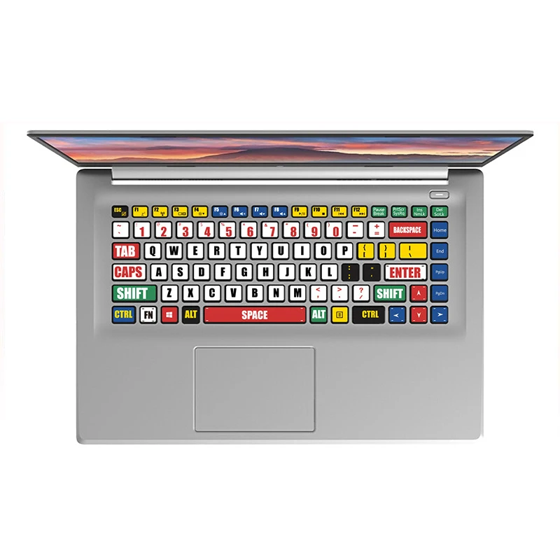 2022 High Quality Custom Printable Decorative Keyboard Stickers 108 104 87 Keys Keycap Stickers For Computer Mechanical Keyboard