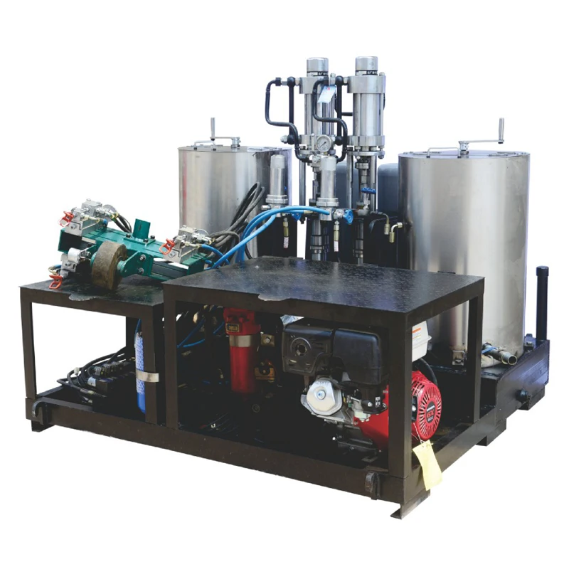 double cylinder truck mounted cold paint road marking machine