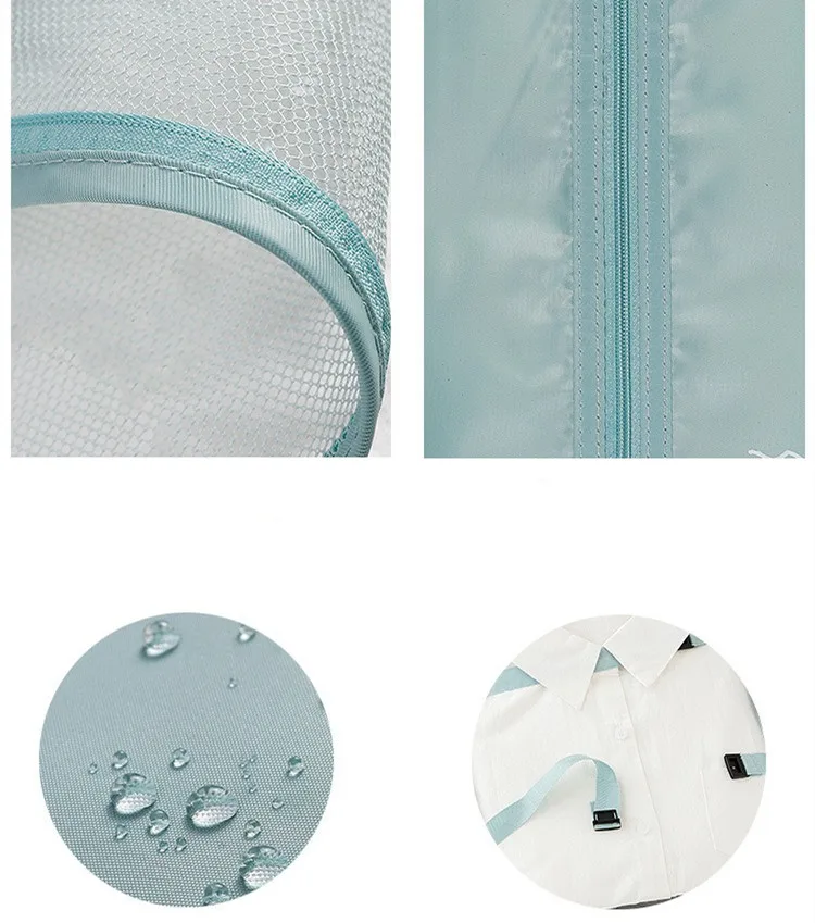 Fashionable Unisex 6/7 Set Packing Cubes for Suitcases Essential Travel Organizer Polyester Luggage Bag for Carry on Accessories