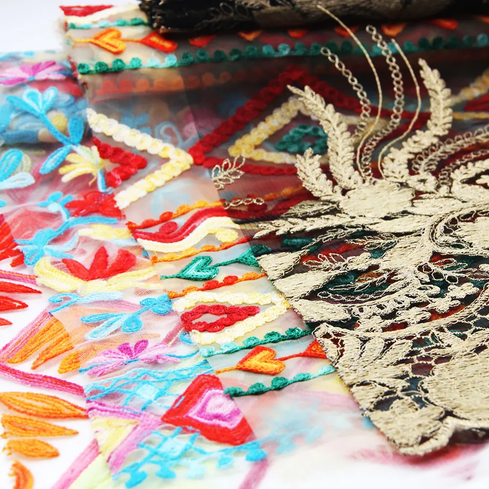 Горячая Распродажа, французская кружевная вышивка, тюль, кружевная ткань, вышитая ткань на заказ