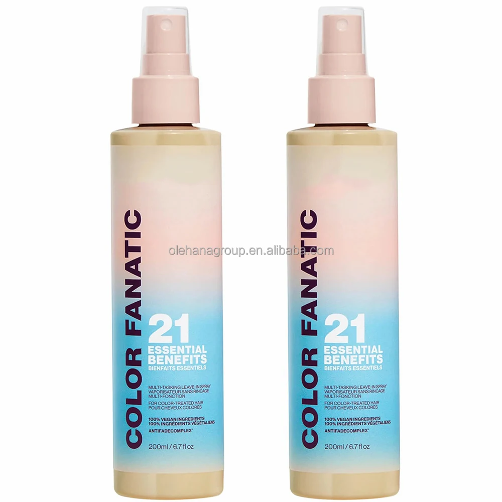 21 Benefits Primes Thermal Protection Nourishing Protein Treatment Leave In Conditioner Spray for Curly African Hair