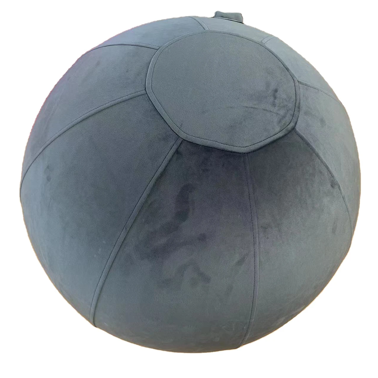 factory quality 65cm fitness gym pvc yoga sitting exercise balance ball with custom flannel cover