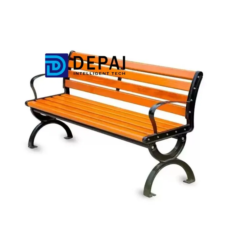 Originality fancy design hot sale Eco-friendly solid wood outdoor stainless benches for beach