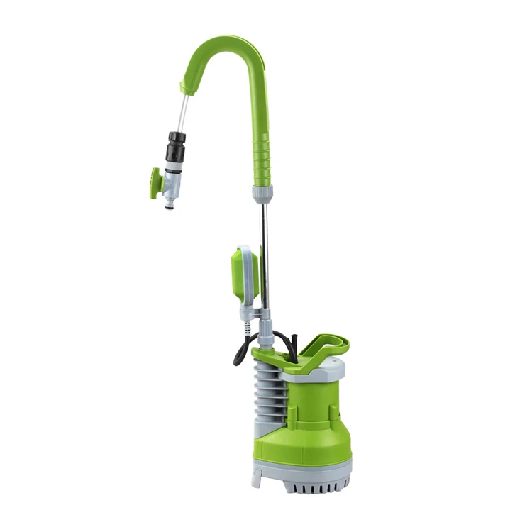 Water Transterring Garden Irrigation Plastic Submersible Rain Water Pump with Flexible Tube and Floater Switch