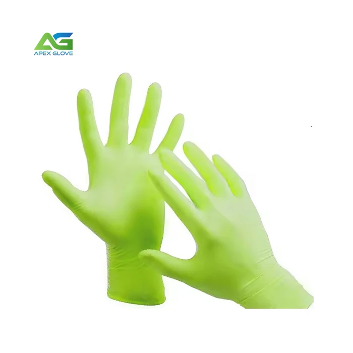 OEM Powder Free Nitrile Gloves 3.5 Gram Disposable Gloves for Cleaning and Food Latex Free for Household and Restaurant Use