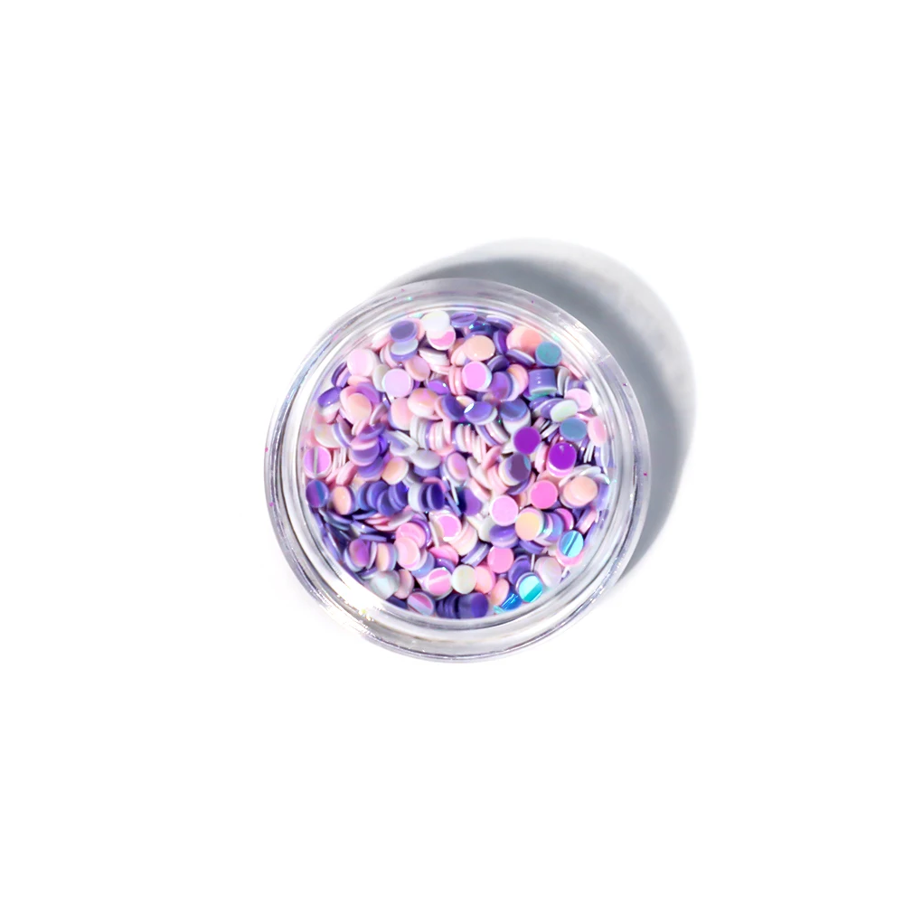 12 Colors Nail Art Mixed Hexagon Glitter Laser Symphony Bright