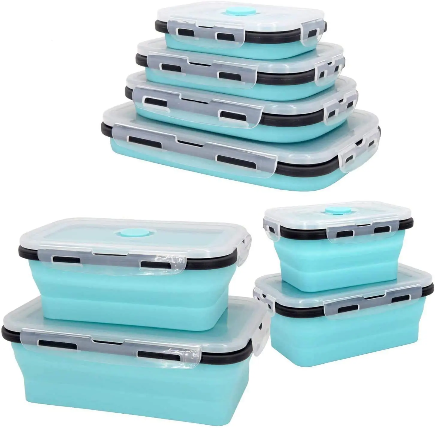 Most Popular  Silicone Tiffin Outdoor Insulation Thermal Lunch Boxes