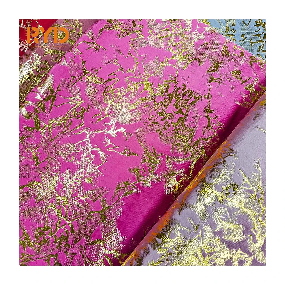 Holland Velvet New Foil Polyester Knitting for Furniture and Upholstery Sofa Fabric