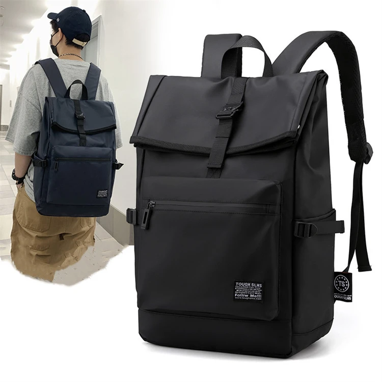 New simple backpack fashionable casual travel bag computer backpack lightweight college student backpack for men and women