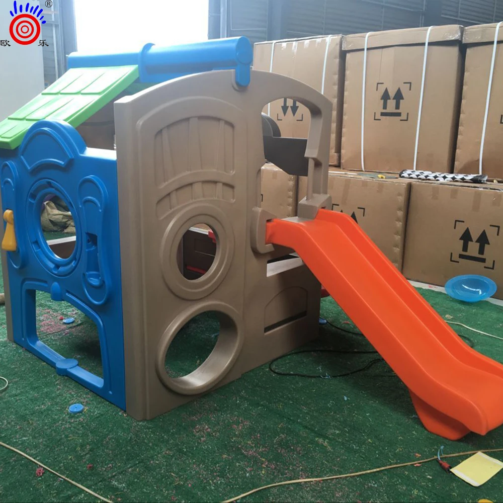 
Featured Kids Indoor Playground Play Area House For Sale Plastic Playhouses OL-FZ001 