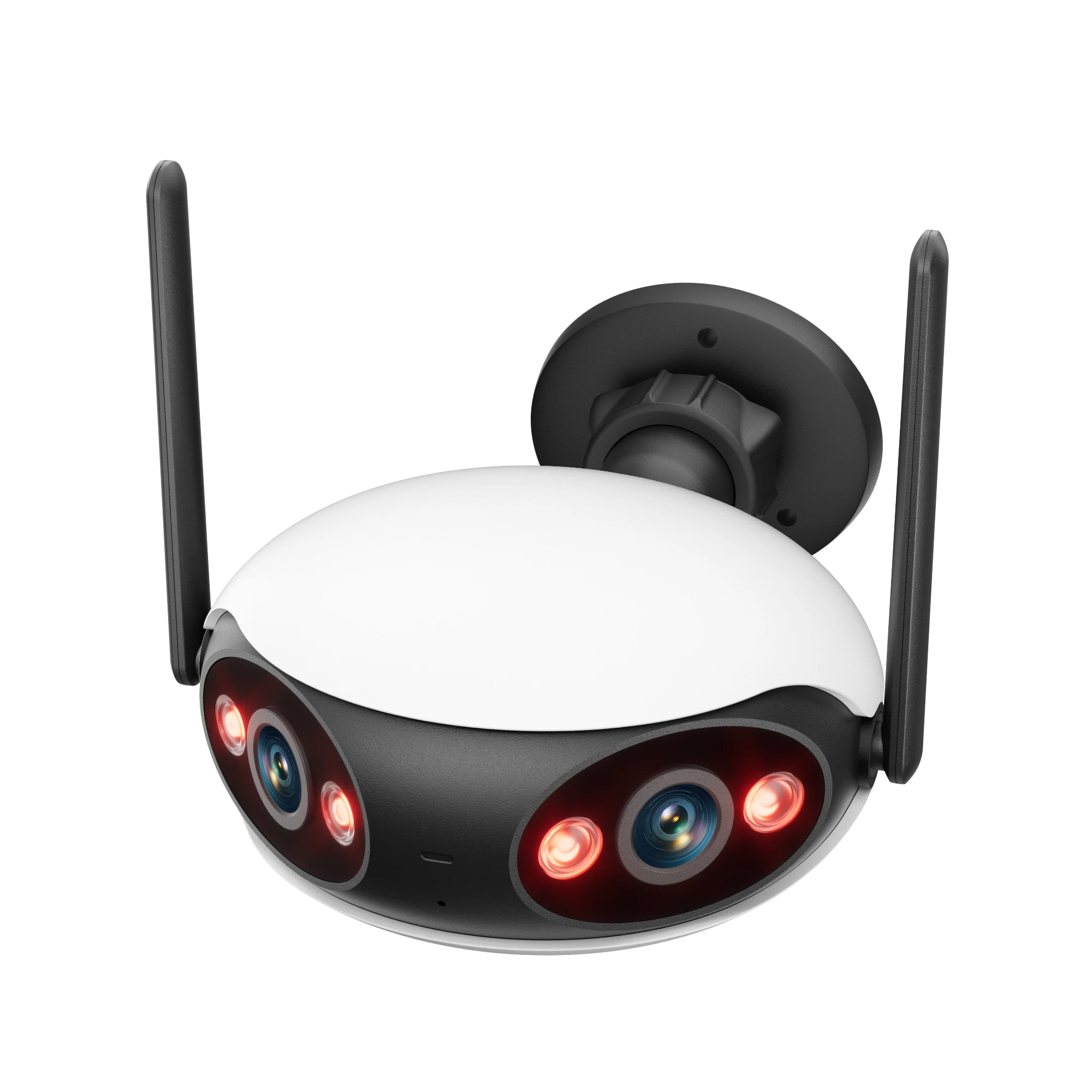 Полноцветная панорамная сетевая камера 2K с двумя объективами 180 ИК AI POE Wi-Fi безопасности наружная Водонепроницаемая видеонаблюдения поддержкой 2-полосного аудио