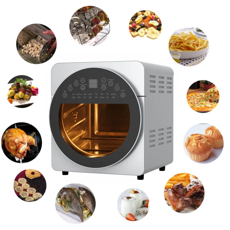  Air frier oven 25L for Biggest family and party size Fryers Rotisserie Rotating deep fryer air grill