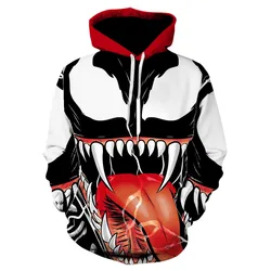 2021 hot-selling venom jacket ornaments dolls office car Custom Leisure sports 3D printing hoodie ornaments
