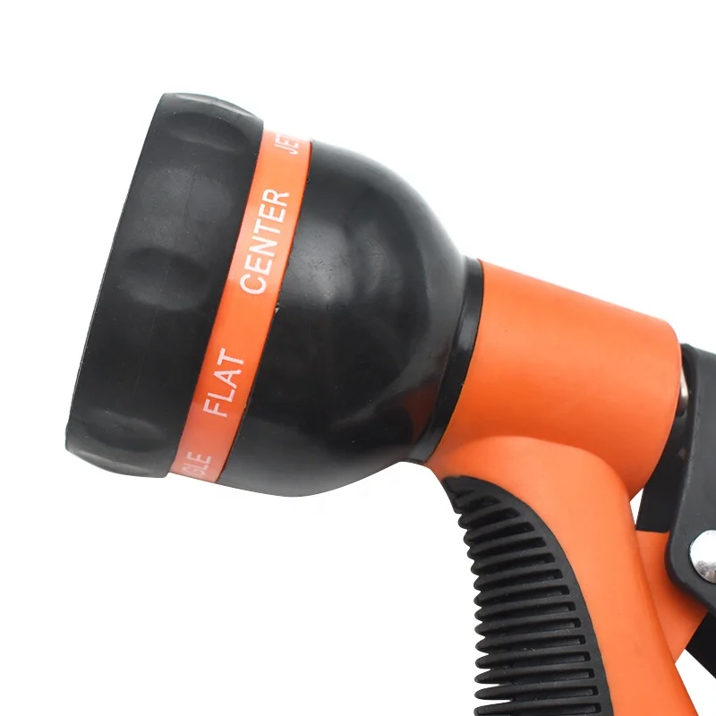 Poly 8- Pattern Hose Nozzle New Promotion Outdoor Garden Hose Nozzle Sprayer Cleaning Kit Gun
