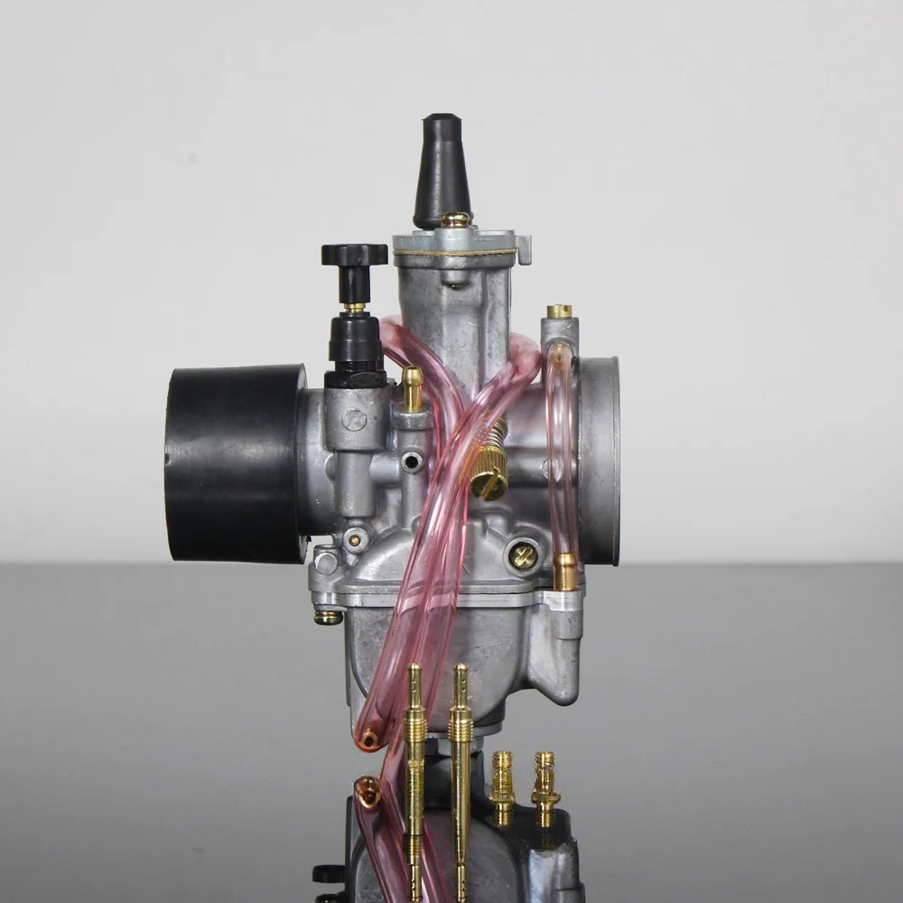 Carburetor PWK 21/24/26/28/30/32/34mm KR150 with adapter nozzle for motorcycle modification  carburator motorcycle