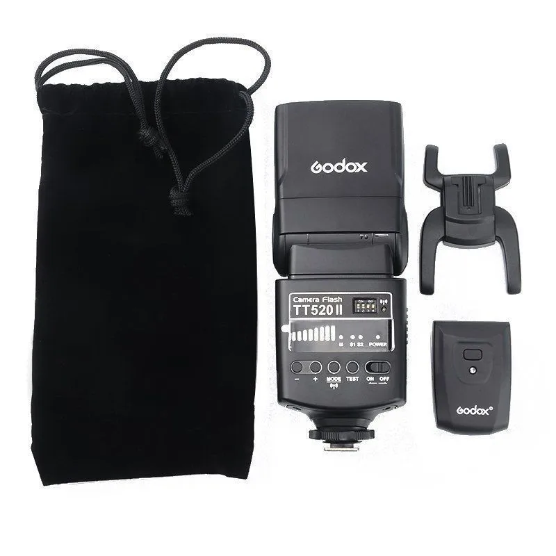 Godox Thinklite Camera Flash TT520II with Build-in 433MHz Wireless Signal for Pentax Fuji DSLR Cameras Hot Selling