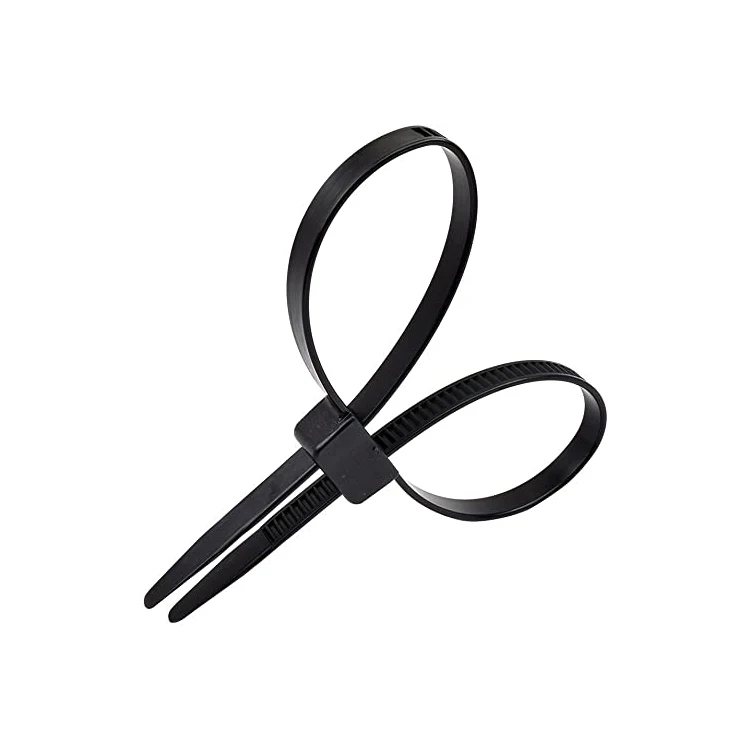 UV Plastic Handcuff Nylon66 Cable Tie Black 6 Acetal Cable Ties Heavy Duty Strong Plastic Black Handcuff Cable Ties 12 x 700MM