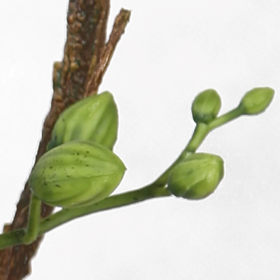 Artificial Orchid China Factory Handmade Real Touch White Artificial Orchid Flower For Wall Hanging