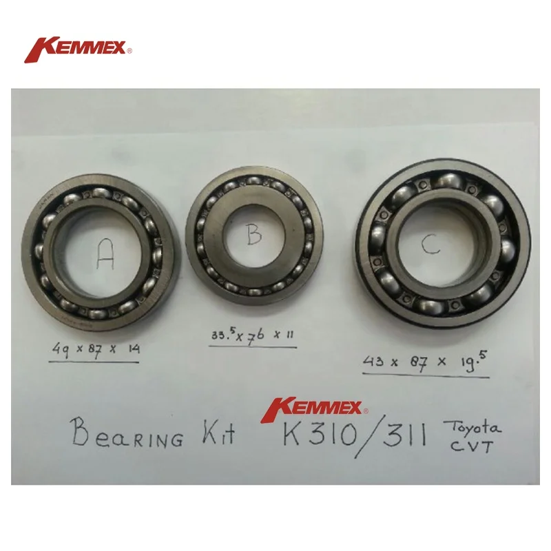 CVT K310 K313 Automatic Transmission Main Bearing kit K310 k311 K312 313 CVT Bearing