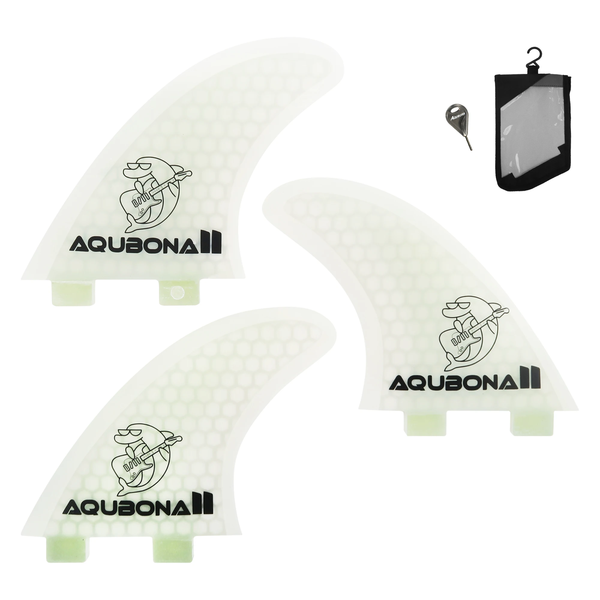 High Quality Surfboard  Fins -Fiberglass Fins -Thruster (3 Fins) G5  for Surfing