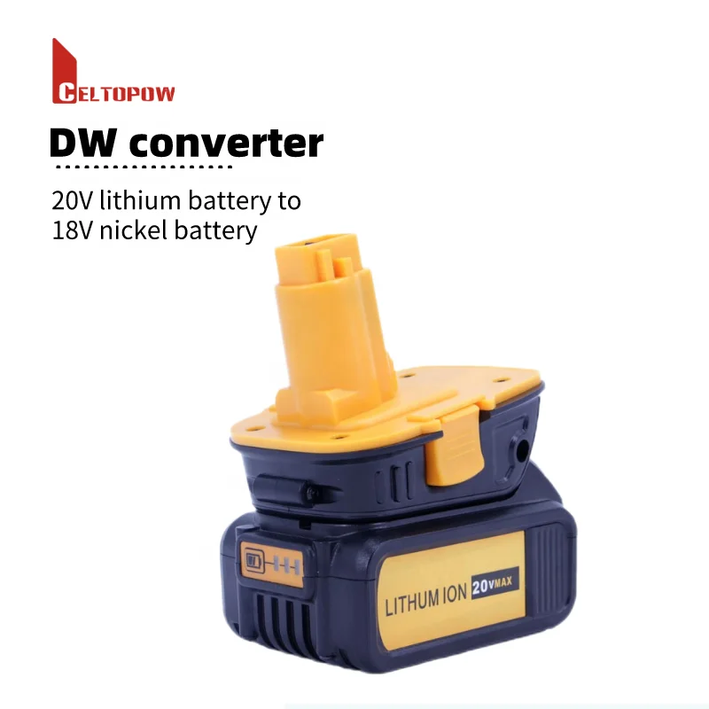 Best-selling 20V DeWalts DCB205 To DC9096 18V NiCad NiMh DCA1820 Battery Adapter Converter