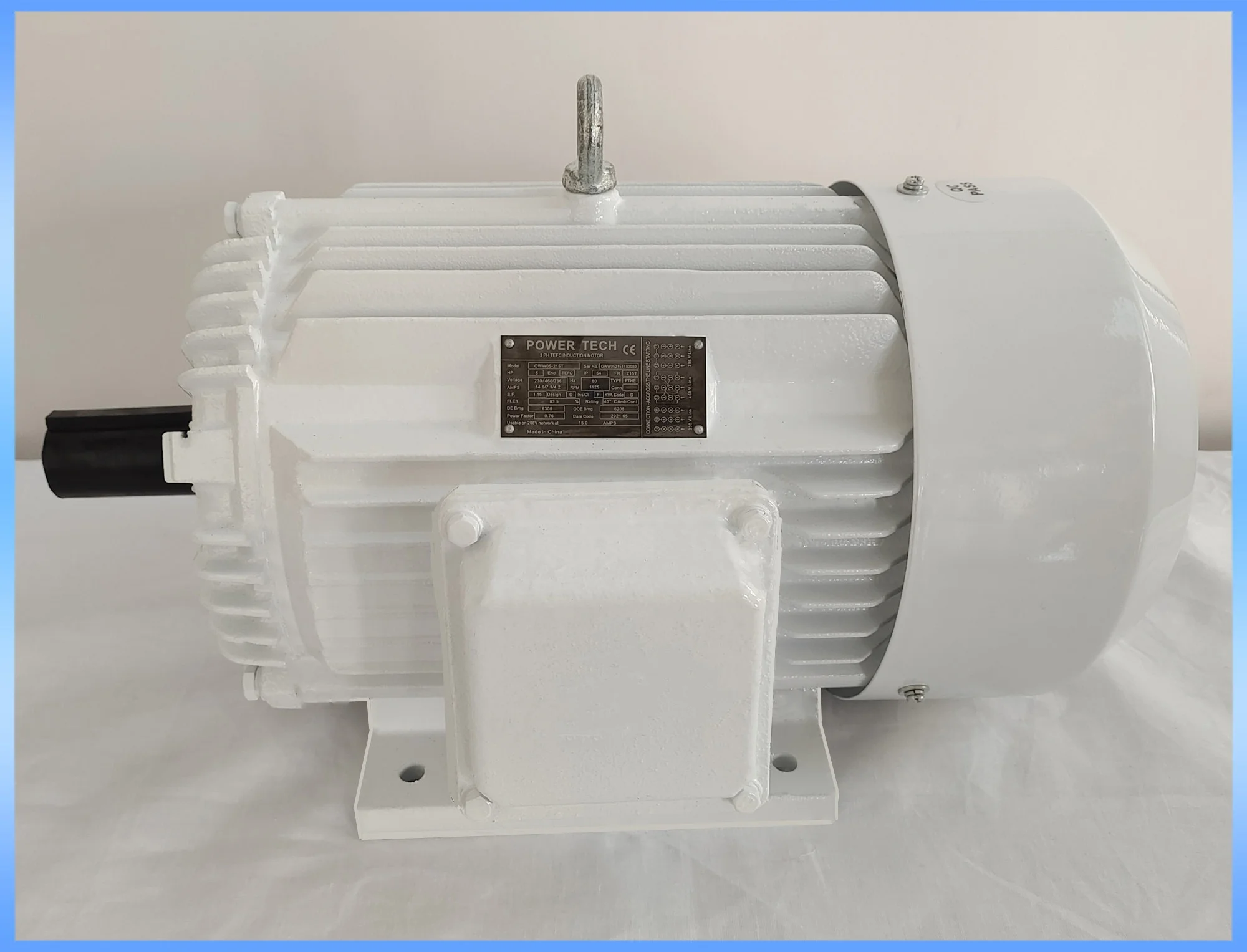 NEMA 5 hp three phase oil well pump induction electric motor prices