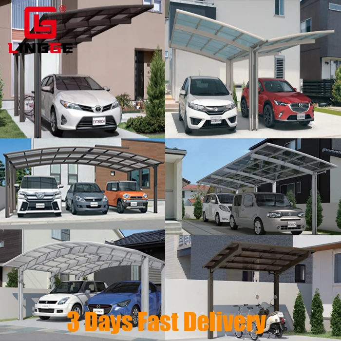 Car Parking Shed Carport Garage Canopies Awning Car Cover Carports Garages With Polycarbonate Roof Carport