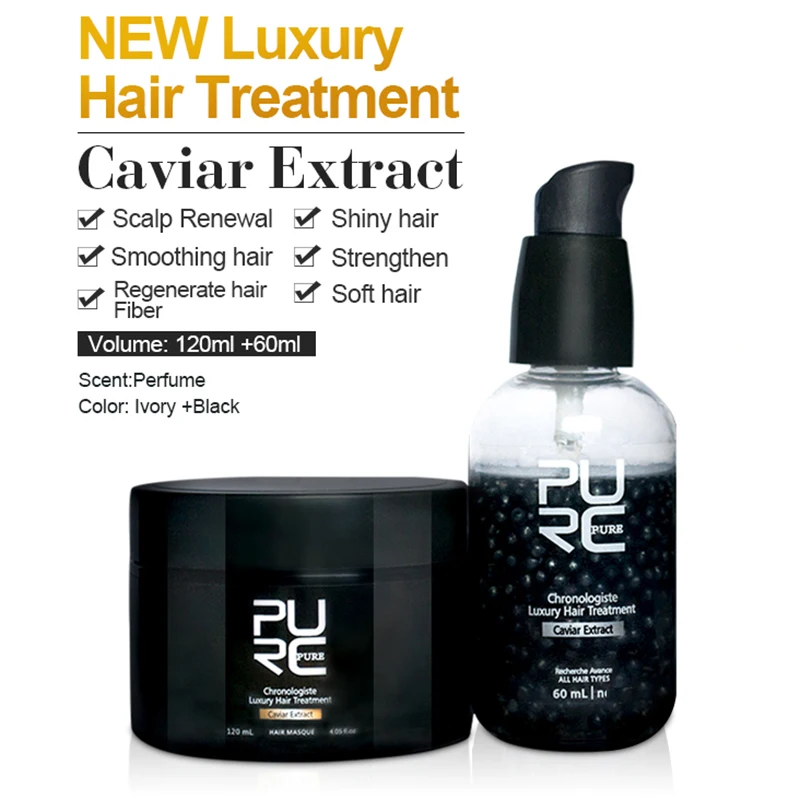 Factory Luxury Caviar Extract Hair Deeply Nourishing Hair Care Soft Smooth Hair Treatment