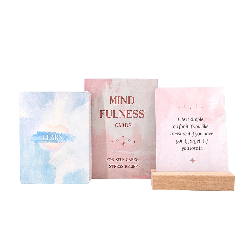 Magnetic Flash Cards Custom Printing Service Custom Logo Affirmation Card for Playing Games Made of Paper