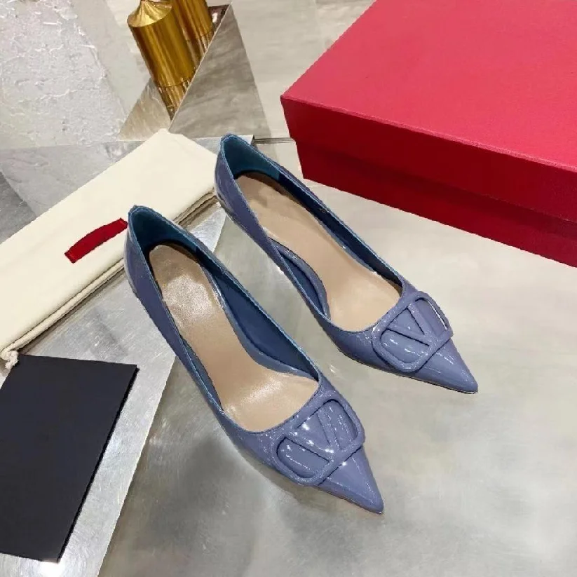 Hot Sale Valentinooo High Heel Sandals Designer Shoes Adult Famous Branded Women Fashion Fancy Wholesale Slides Luxury