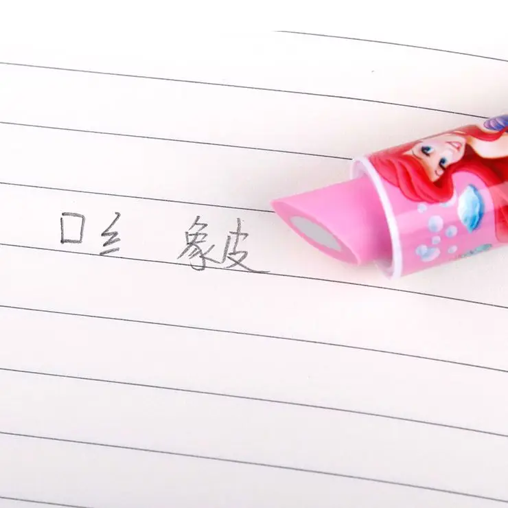 Новинка, Ластики для губной помады для девочек, красочный резиновый ластик для детей, игрушка, ластик для офиса, школьные принадлежности, модные канцелярские принадлежности