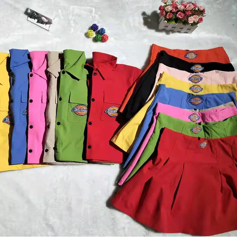 
2021 Dickie Two Pieces Sets Cool Cotton Sweat Suit Tracksuit Oversize Outfit Woman Fall Dress Dickie 2 Piece Set Tennis Wear 