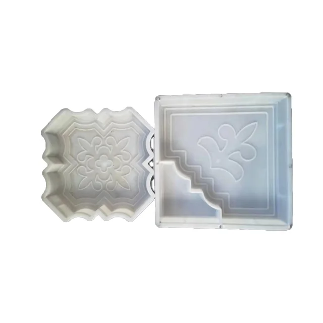 Concrete interlocking floor brick mold plastic decorative paving cement bricks tile mould plastic concrete pattern brick molds