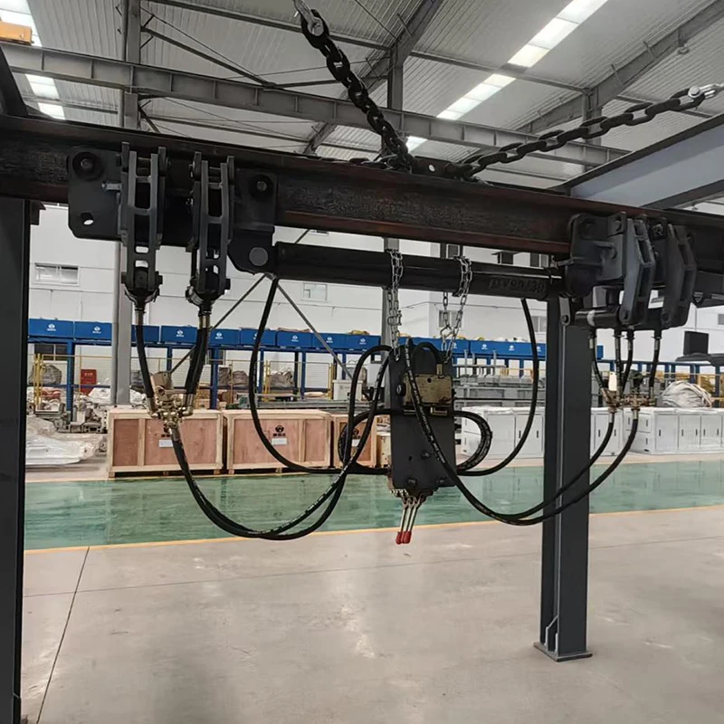 The best-selling mining transportation equipment pneumatic monorail hydraulic device for coal mine transportation
