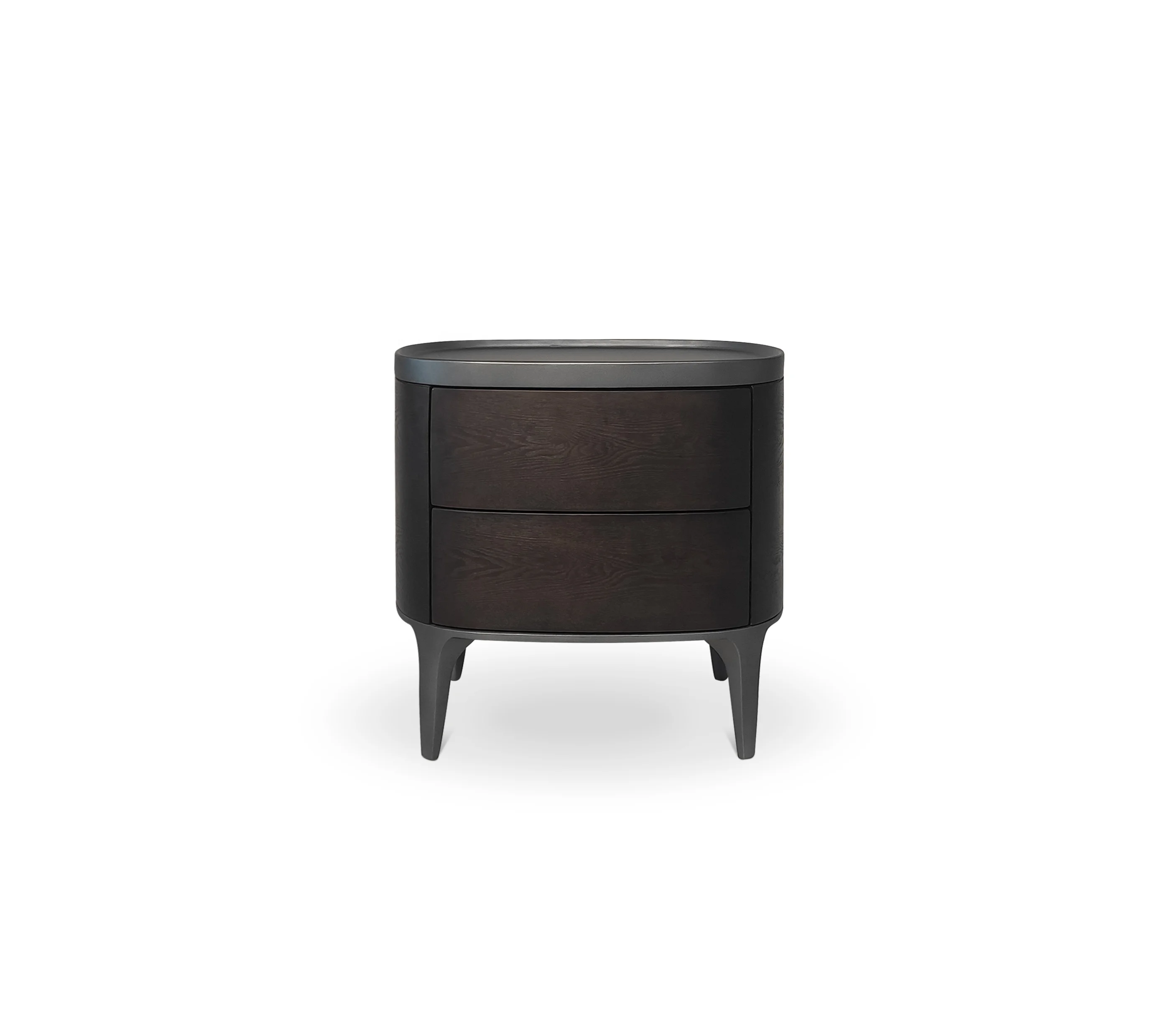 Минималистичный итальянский дизайнерский Стильный современный шкаф для хранения деревянная Ночная подставка Дымчатого цвета современные столы для спальни