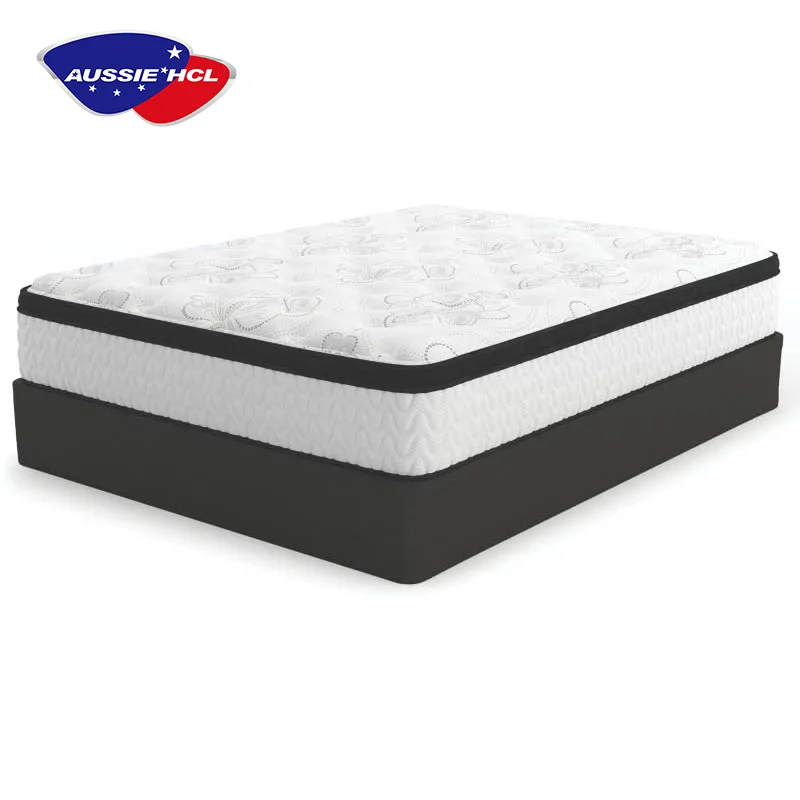 Hotel bed new xxxn mattress queen size sleep well memory foam filling compress roll package pocket spring mattress