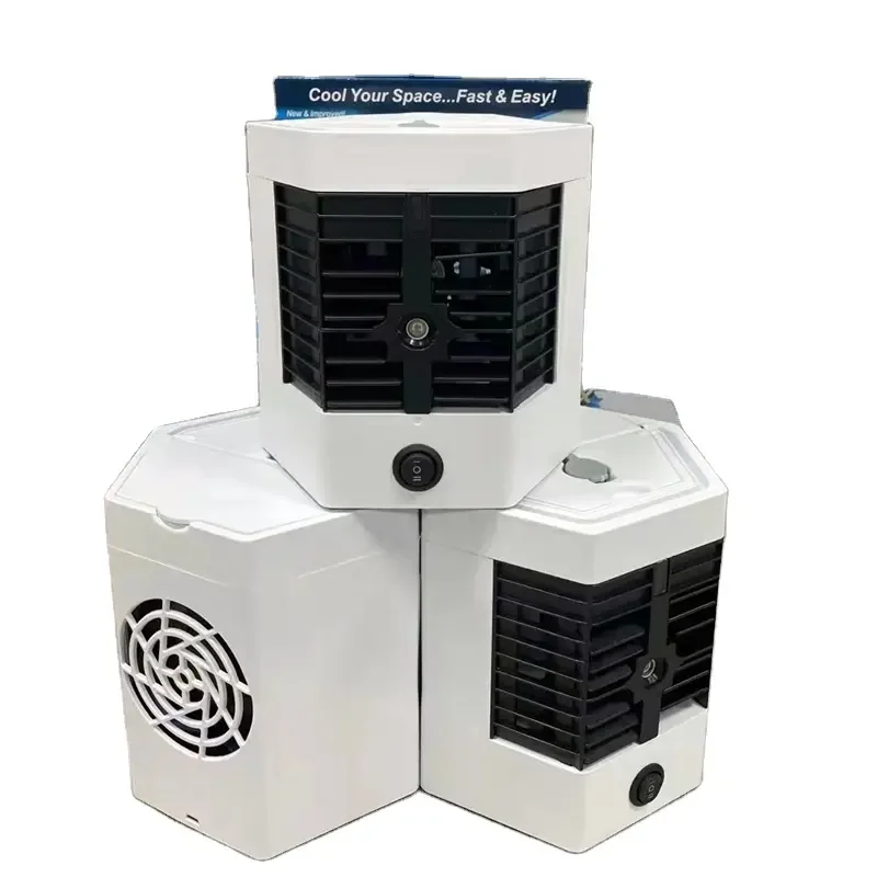 Water cool fan air cooling with ice tank high quality mist room air cooler fan mini portable air conditioner fan