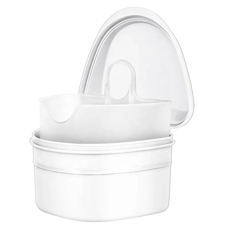 Wholesale Plastic Colored dental retainer box case dentures box storage of teeth