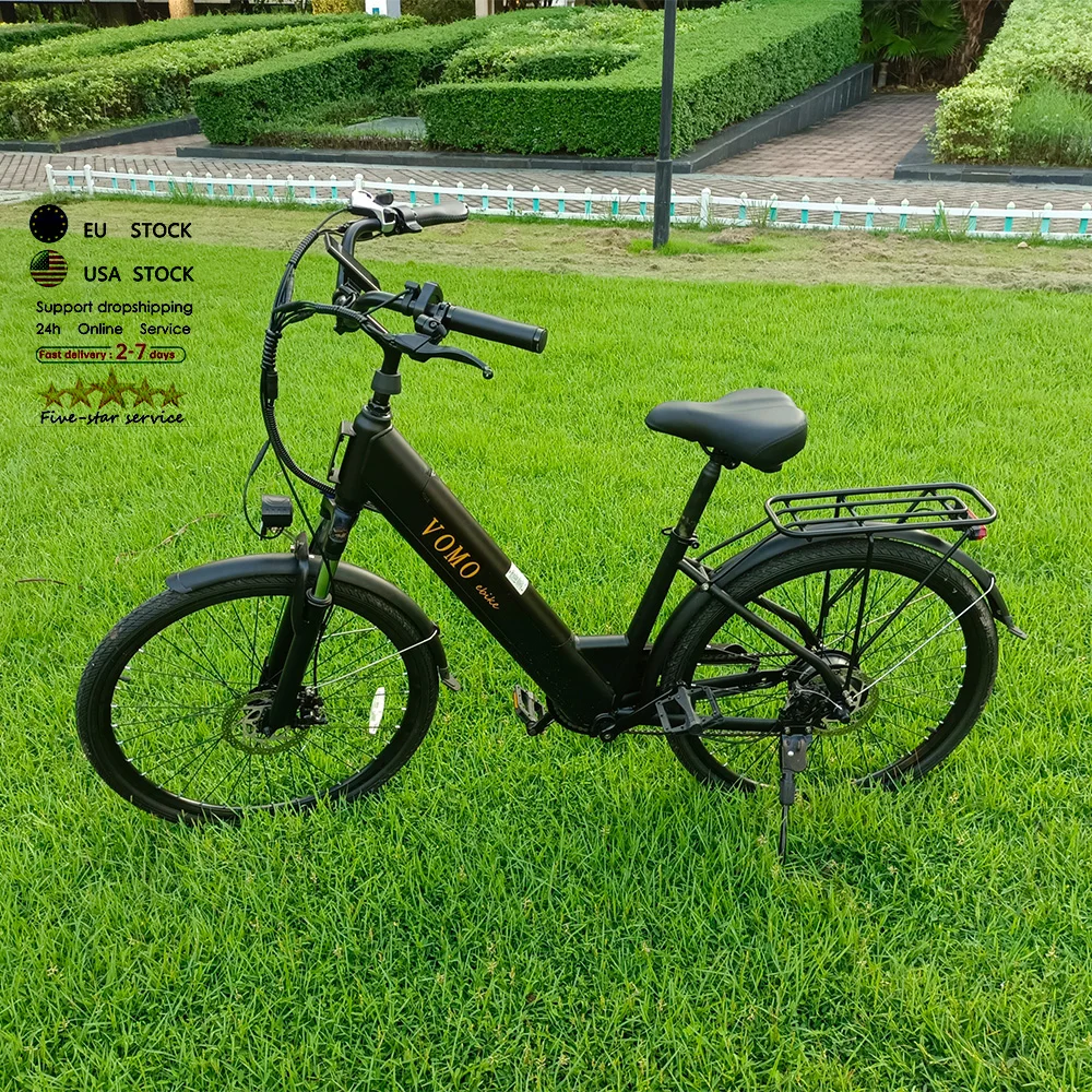 CS20 VOMO Skinny spining bike EU warehouse Factory Direct Price Step Through skinny Tire Ebike 250w Motor Ebike