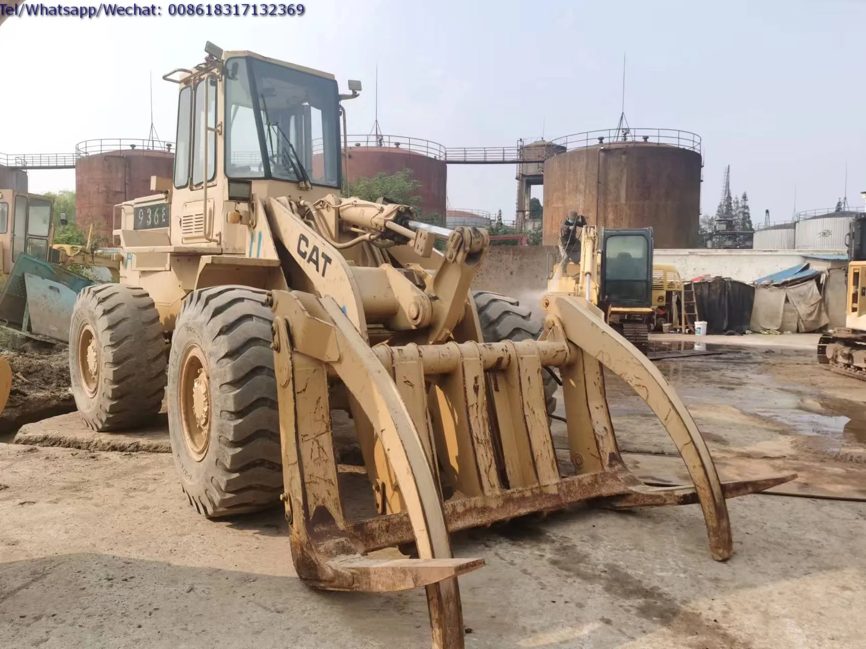 Колесный погрузчик Cat 936E 3 Тонны с вилкой подержанный гусеничный 936F 966H тонны 6 тонн фронтальный