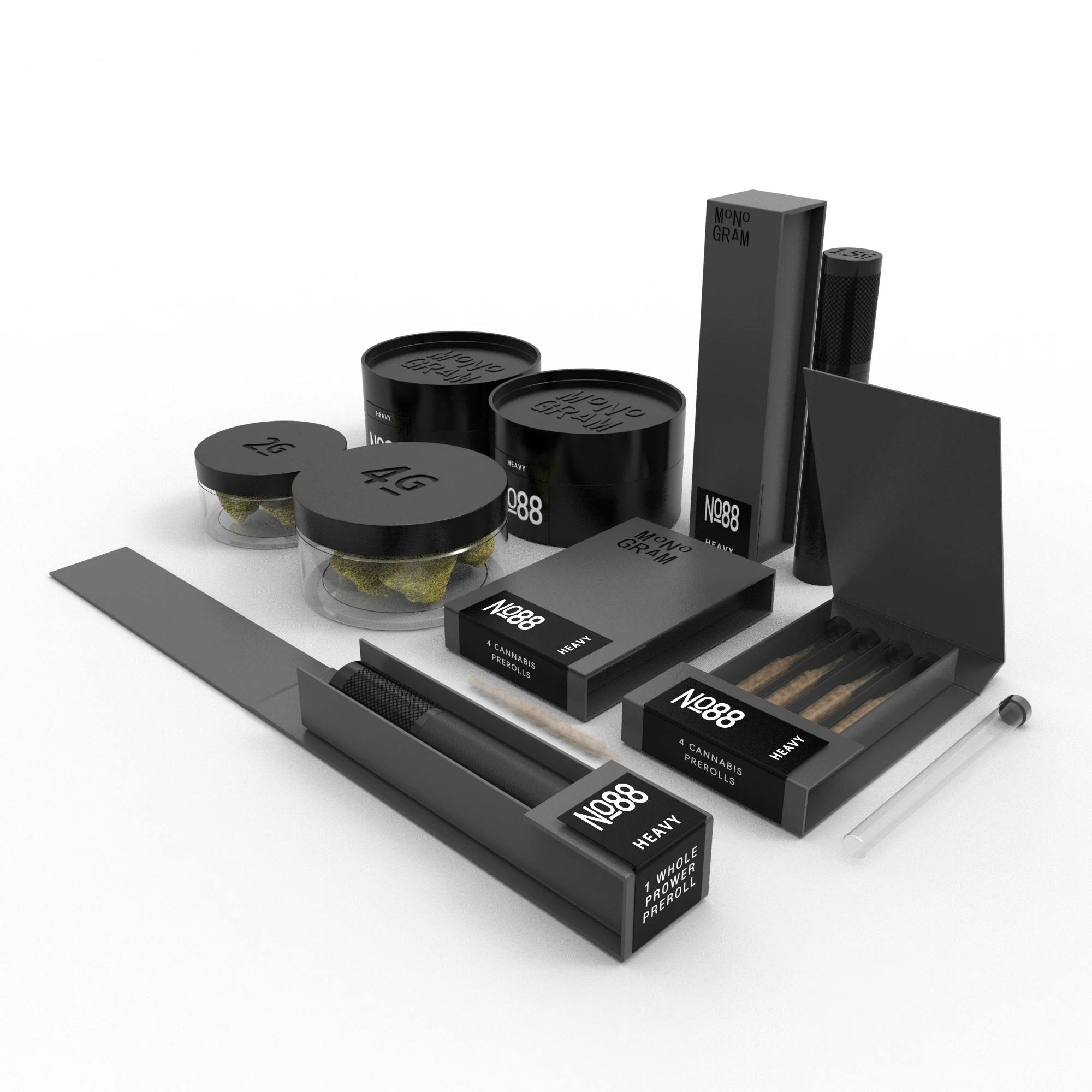 AA Backwoods Rolling Cigars Vanilla Pre Rolling Cone Humidor Box Accessories Wholesale Custom Packaging Box