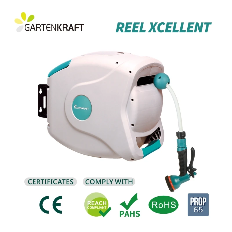 GARTENKRAFT 40 м/130 футов перезарядная настенная мойка высокого давления с катушкой для шланга