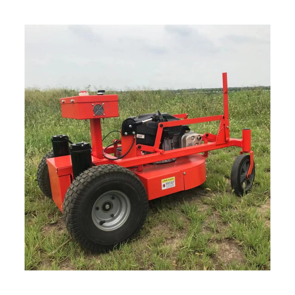 Lawn Mower Tracked All Terrain Remote Control Robot Weed Mowing Machine