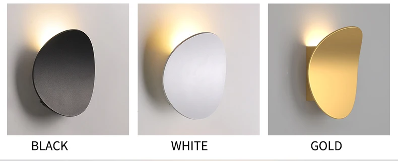 fashion surface mounted  round 6w wall lights indoor stairway hotel bedside interior cheap IP20 sconce light wall light